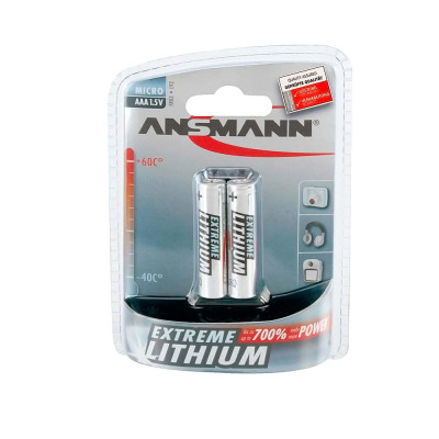 Litiumbatteri Ansmann Lithium Extreme, AAA - UTGÅTT Litiumbatteri Ansmann Lithium Extreme, AAA - UTGÅTT