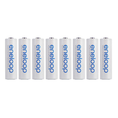 Laddningsbart batteri Eneloop AA 1900 mAh 8 st