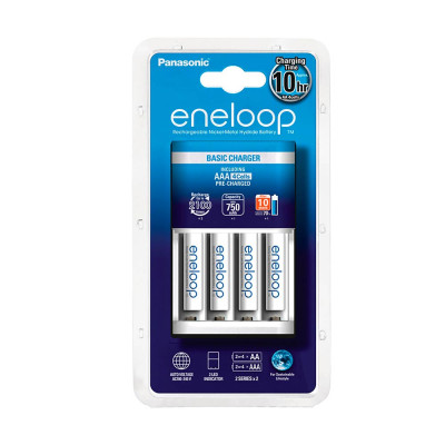 Laddare eneloop 4xAAA 750 mAh