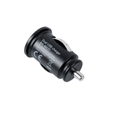 USB-power supply 12-24 V 2xUSB max 2,4 A USB-power supply 12-24 V 2xUSB max 2,4 A