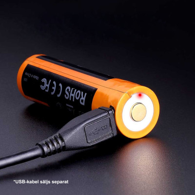 Laddningsbart batteri Fenix ARB-L14-1600U USB 14500