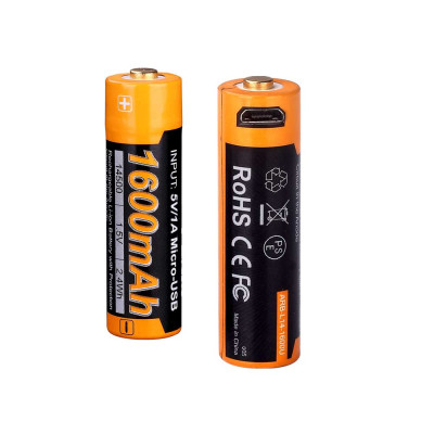 Rechargeable battery Fenix ARB-L14-1600U USB 14500