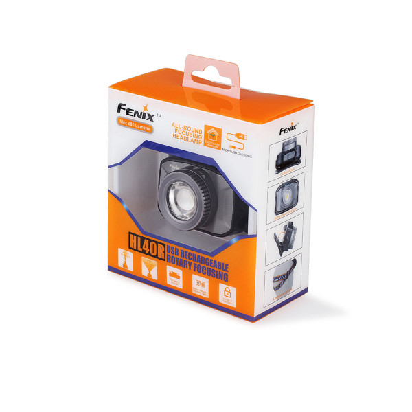 Pannlampa Fenix HL40R, 600 lm - UTGÅT