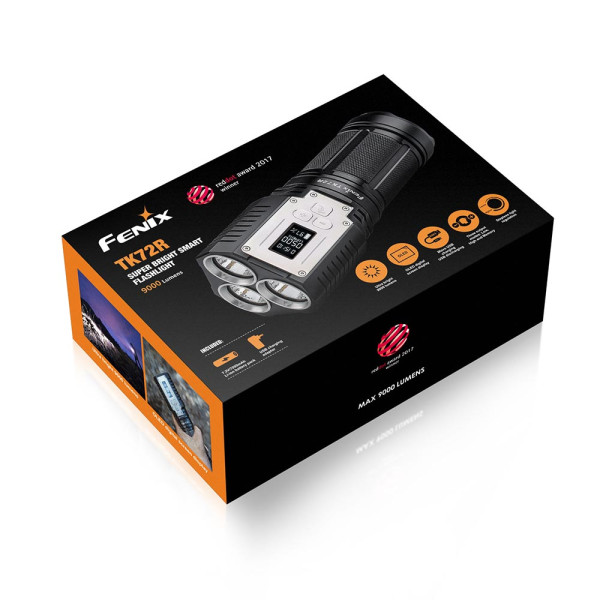 Ficklampa Fenix TK72R, 9000 lm - UTGÅTT