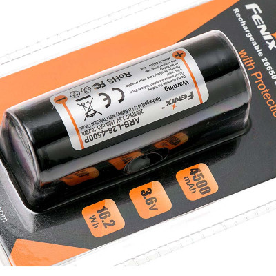 Rechargeable battery Fenix ARB-L26-4500P 26650 Rechargeable battery Fenix ARB-L26-4500P 26650