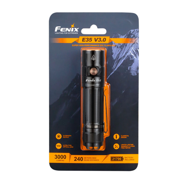 Ficklampa Fenix E35 V3.0, 3000 lm - UTGÅR