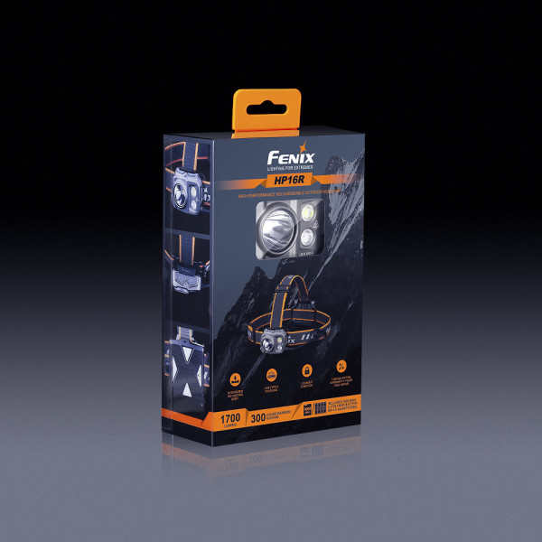 Pannlampa Fenix HP16R, 1250 lm
