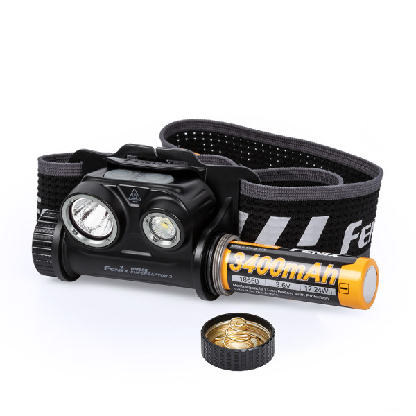 HM65R SUPERRAPTOR 2 Headlamp BLACK, 1500 lm