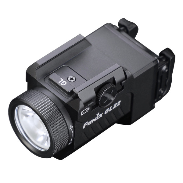 Vapenlampa Fenix GL22 röd lasersikte, 750 lm