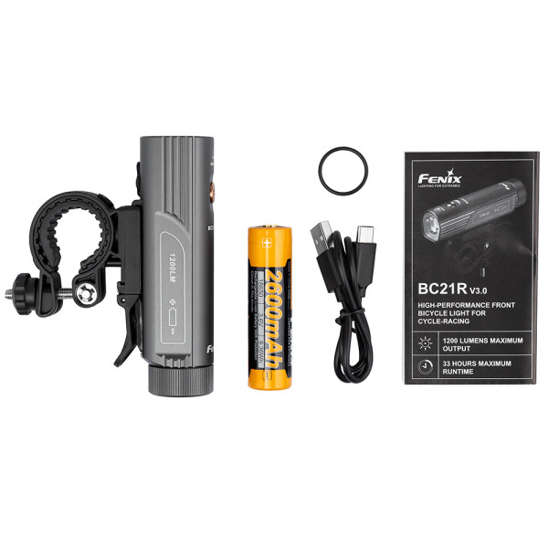 Cykellampa Fenix BC21R V3.0, 1200 lm