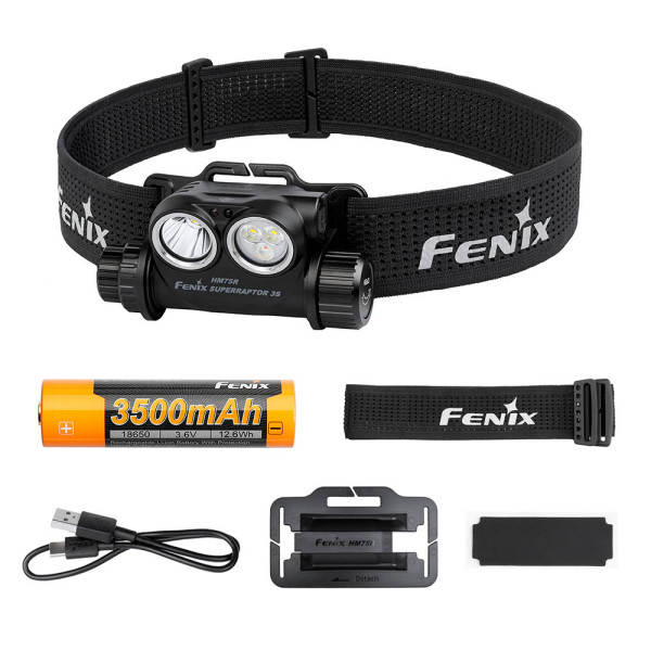 Pannlampa Fenix HM75R SUPERRAPTOR 3S, 1800 lm