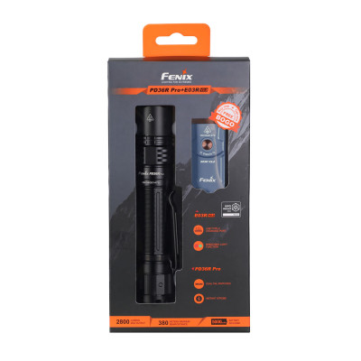 Ficklampa Fenix PD36R PRO + E03R V2.0-paket, 2800 lm