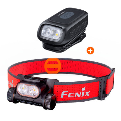 Pannlampa Fenix HM65R-T V2.0 + E04R Bundle