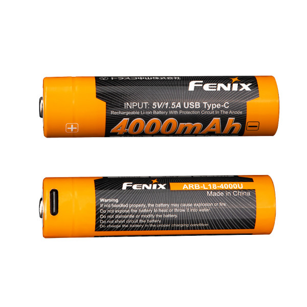 Laddningsbart batteri Fenix ARB-L18-4000U 18650 Laddningsbart batteri Fenix ARB-L18-4000U 18650