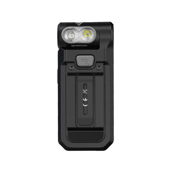 Ficklampa/klämlampa Fenix SW05R RED svart, 150 lm