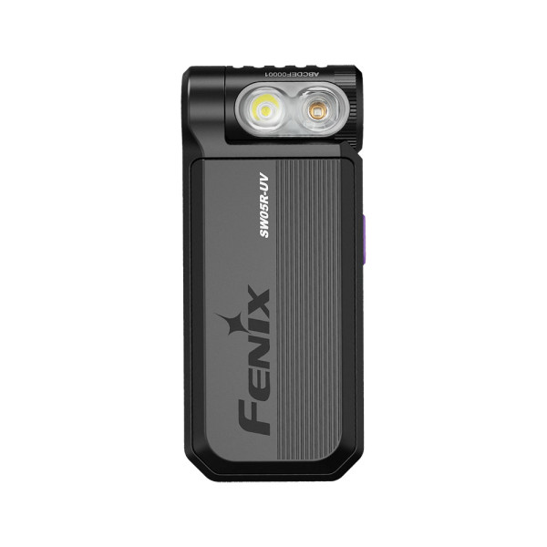 Ficklampa/klämlampa Fenix SW05R UV, 150 lm