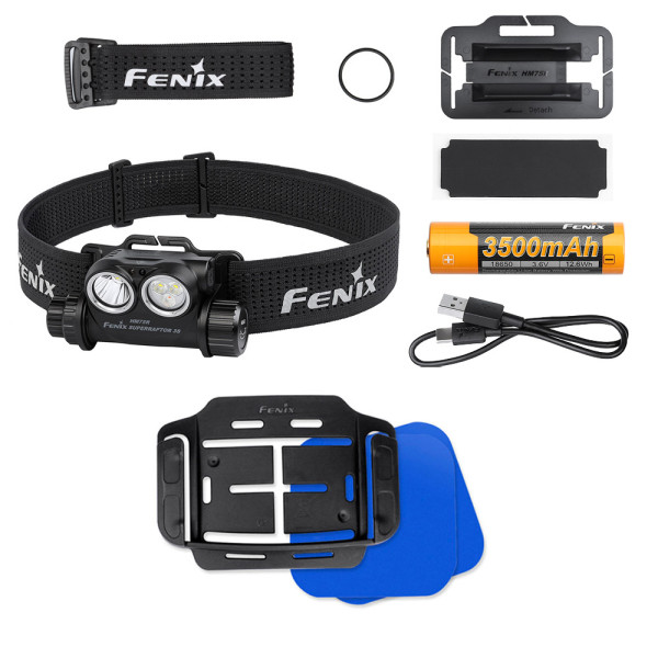 HM75R SUPERRAPTOR 3S Bike Helmet Light, 1800 lm