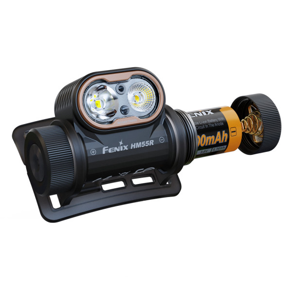 Pannlampa Fenix HM55R, nebula, 1200 lm