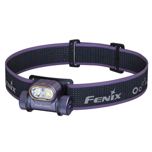 Pannlampa Fenix HM55R, lila, 1200 lm