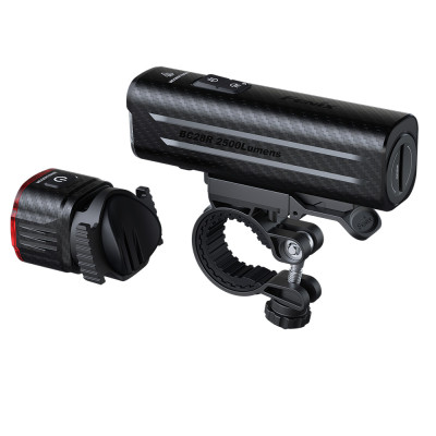 Cykellampspaket Fenix BC28R 2500 lm + bakljus
