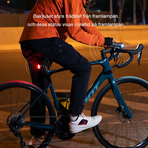 Cykellampspaket Fenix BC28R 2500 lm + bakljus