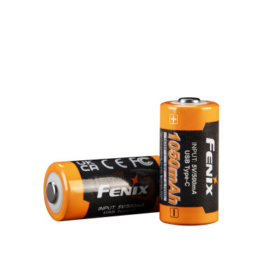 Laddningsbart batteri Fenix ARB-L16-1050UP 16340 USB-C