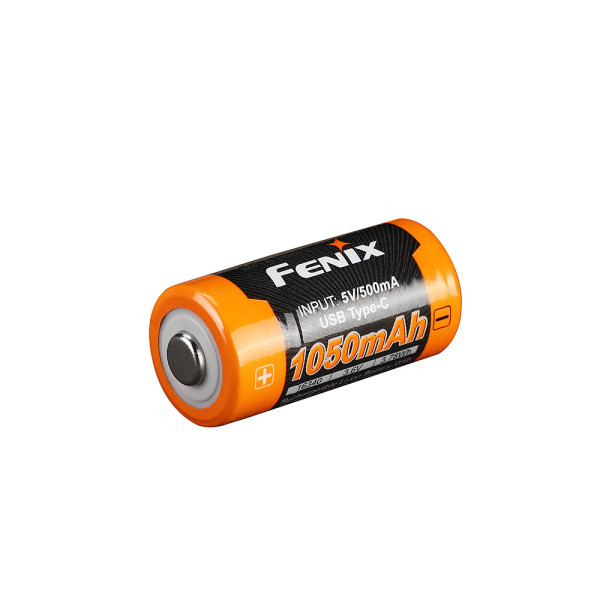 Laddningsbart batteri Fenix ARB-L16-1050UP 16340 USB-C