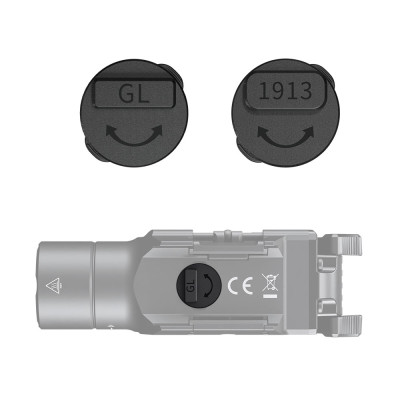 Skenplatta Glock/1913 till GL19R V2 