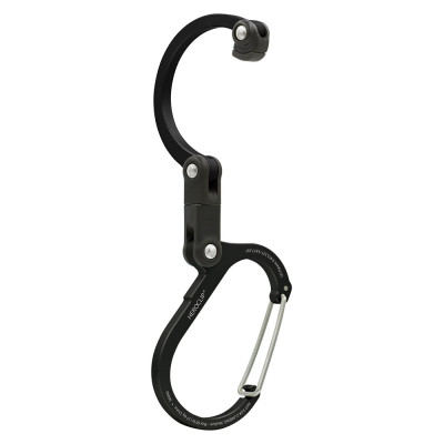 HEROCLIP Carabiner Medium, Stealth Black HEROCLIP Carabiner Medium, Stealth Black