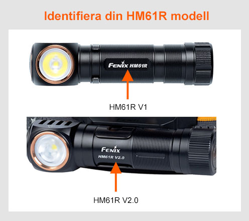 Fenix HM61 V1 vs HM61R V2